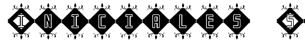 Iniciales ST font preview